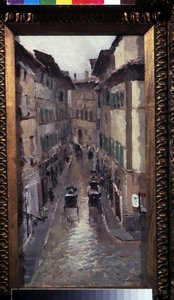 Rain in Florence by Konstantin Alekseevich Korovin