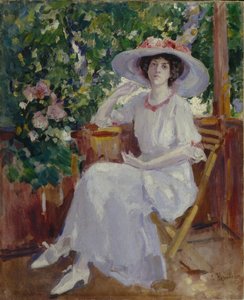 Portrait of the actress Nadezhda Komarovskaya