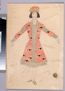 Costume Design for the Opera Ruslan and Lyudmila by M. Glinka by Konstantin Alekseevich Korovin