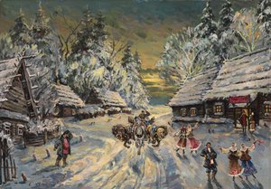 Russian Winter by Konstantin Alekseevich Korovin