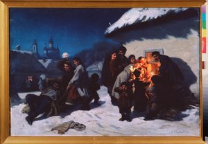 The Christmas Carol in the Ukraine by Konstantin Alexandrovich Trutovsky
