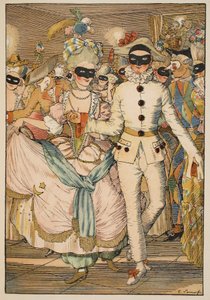 Masquerade Ball by Konstantin Andreevic Somov