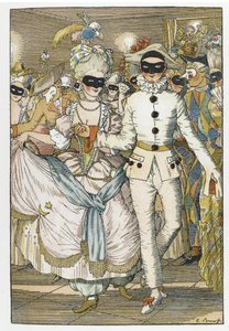 Illustration for Book Le Livre de la Marquise by Konstantin Andreevic Somov