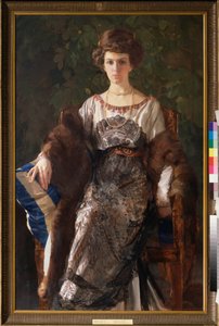 Portrait of Evfimia Nosova, née Ryabushinskaya by Konstantin Andreevic Somov