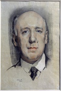 Portrait of the Author Fyodor Sologub by Konstantin Andreevic Somov