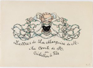 Vignette from Le Livre de la Marquise, 1907 by Konstantin Andreevic Somov