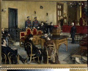 Waiting for a Verdict by Konstantin Apollonovich Savitsky