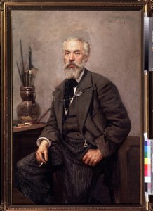 Portrait of Konstantin Savitsky by Konstantin Apollonovich Savitsky