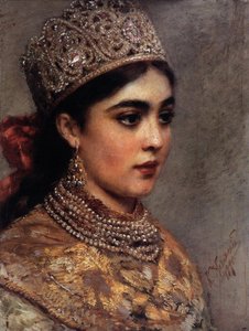The Boyar Woman by Konstantin Egorovich Makovsky