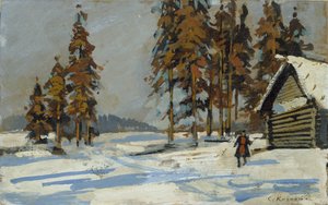 Winter Landscape by Konstantin Korovin