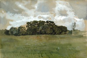Landscape with Grey Clouds