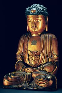 A Figure of the Seated Buddha by Korean School