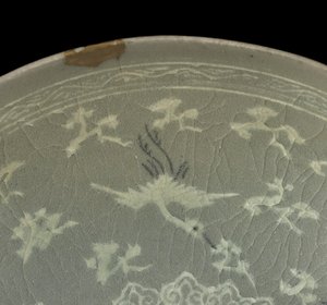 Bowl with cranes and clouds, c.1150-1200