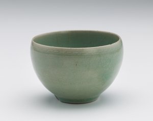 Cup with Incised Floral Decoration by Korean School