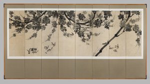 Grapevines and Chipmunks, c.1800 by Korean School
