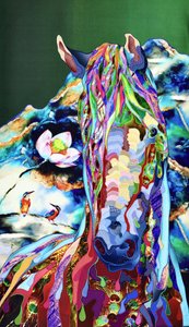 Vibrant Abstract Horse