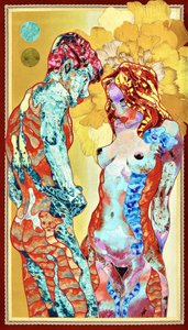 Vibrant Adam And Eve