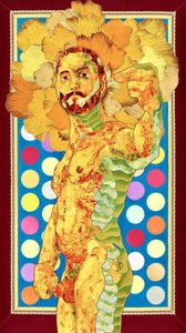 Vibrant Floral Man
