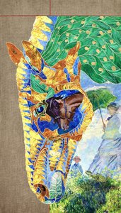 Vibrant Horse Impression