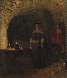 Leonora Christina, led by Frederik Ahlefeldt in the Blue Tower, 1893 by Kristian Zahrtmann