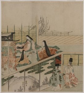 Court Ladies Making Dolls by Kubo Shunman