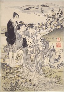 Hagi Tamagawa by Kubo Shunman