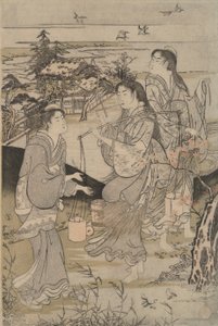 Kaya in the Province of Ki-I and Noda in the Province of Mutsu from Six Jewel Rivers by Kubo Shunman