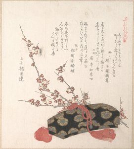 Letter-Box and Plum Blossoms by Kubo Shunman