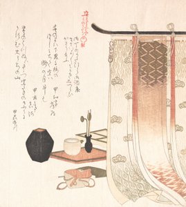 Screen and Utensils for the Incense Ceremony