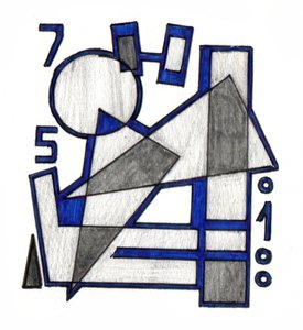 Abstraction Art Drawing Sketch 57 by Kulik