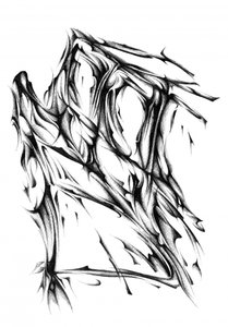 Dark Flowing Shapes