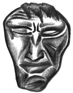 Dark Tribal Mask