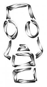 Fluid Abstract Skull