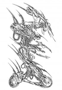 Futuristic Cybernetic Machine