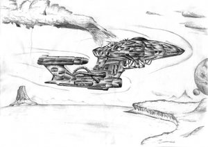 Futuristic Planetary Flight