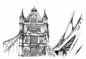 Iconic London Architecture Sketch