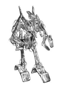 Industrial Sci-Fi Robot