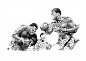 Intense Boxing Action