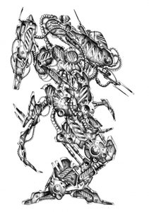 Intricate Sci-Fi Mech