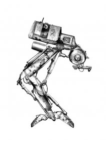 Mechanical Robot Drawing