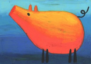 Oil Crayon Animal Art Drawing Sketch 52