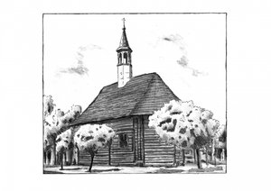 Old Country Church by Kulik