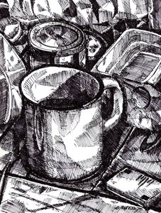 Rustic Mug Still Life