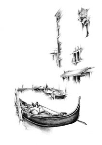 Venetian Gondola Sketch