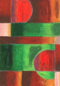 Vibrant Geometric Abstract