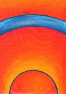 Vibrant Horizon Blue Arc