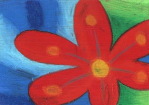 Vibrant Red Flower