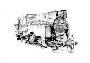 Vintage Steam Locomotive