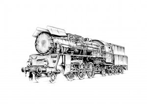 Vintage Steam Locomotive