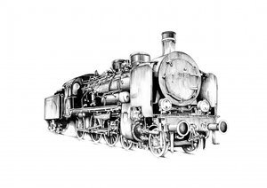 Vintage Steam Locomotive